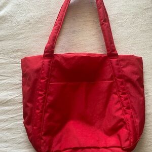 BAGGU Mini Cloud Bag in Candy Apple Red